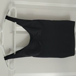 Sassybax Black Torso Trim Camisole Bra Shapewear Size L